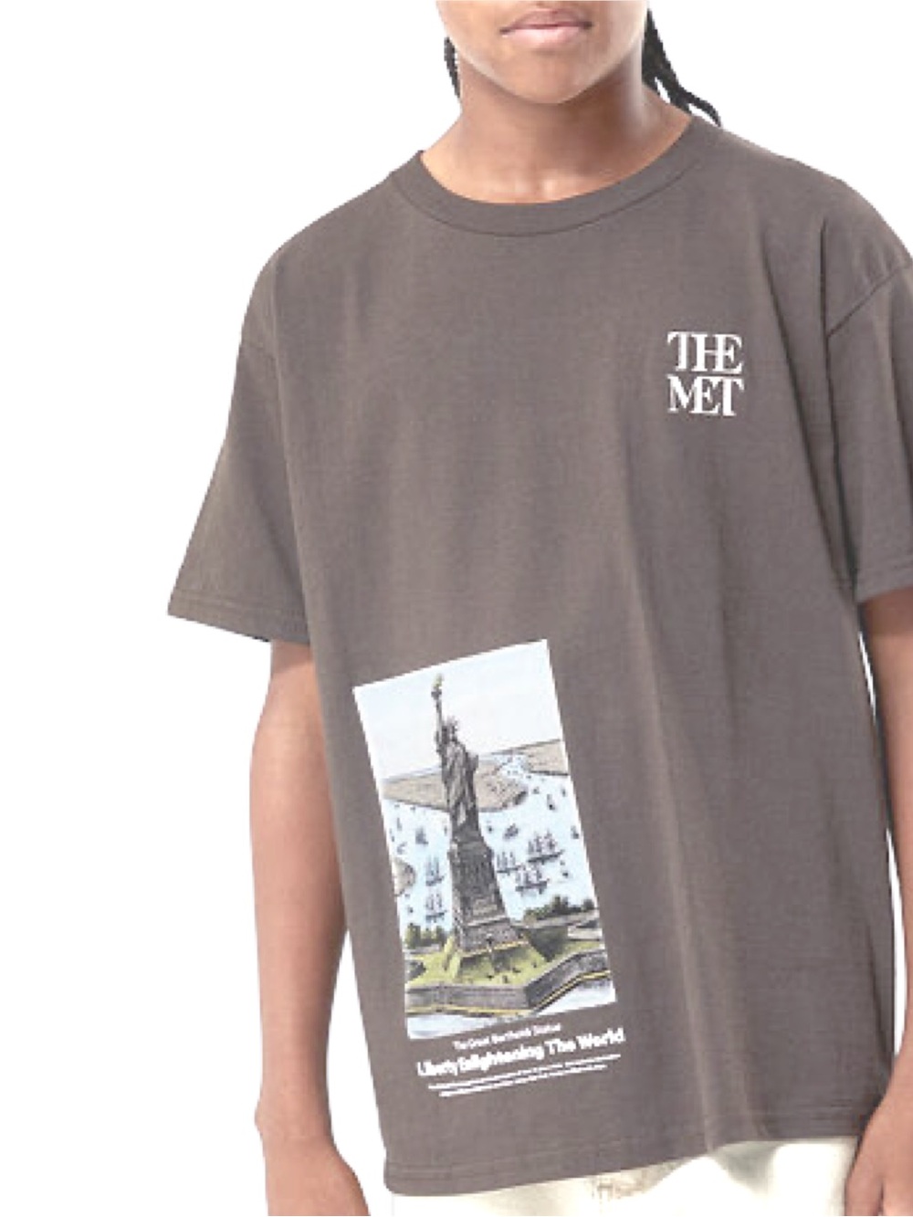PacSun 'The Met' Statue Graphic Tee | M